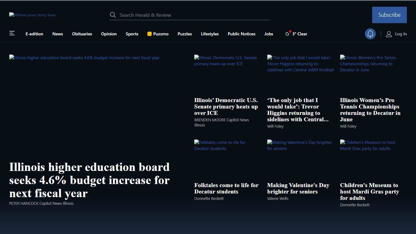 Herald & Review Breaking News Read Decatur, IL and Illinois breaking news. Get latest news, events and information on Illinois sports, weather, entertainment and lifestyles.